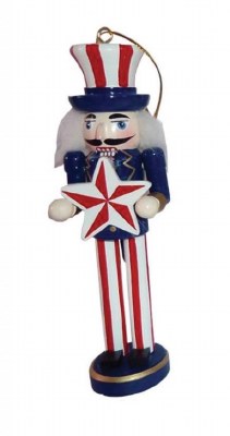 AMERICANA NUTCRACKER ORNAMENT