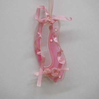 GLASS BALLERINA SLIPPERS