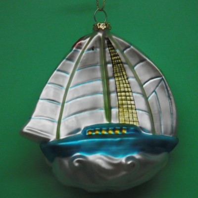GLASS SAIL BOAT