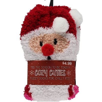 COZY CUTIES SANTA SOCKS