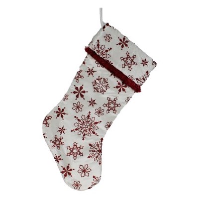 SNOWFLAKE STOCKING