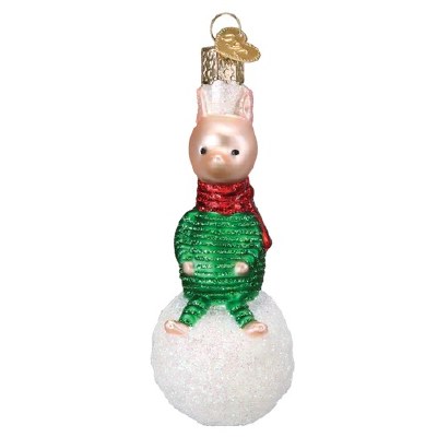 PIGLET ON SNOWBALL