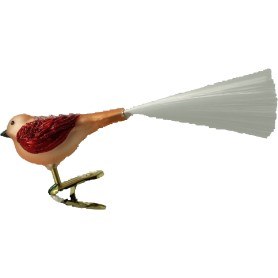 FAT GLITTER BIRD RED