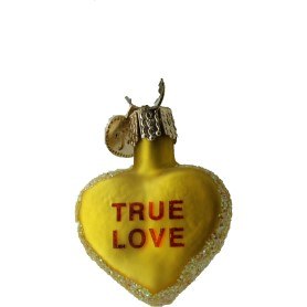 YELLOW CONVERSATION HEARTS