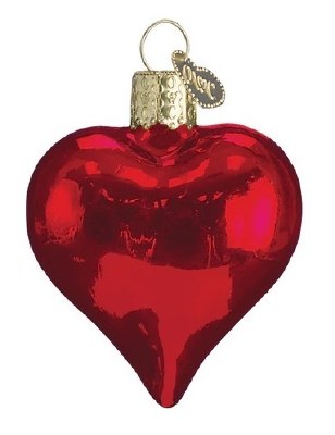 SHINY RED HEART