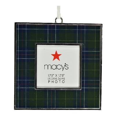 PLAID PICTURE FRAME