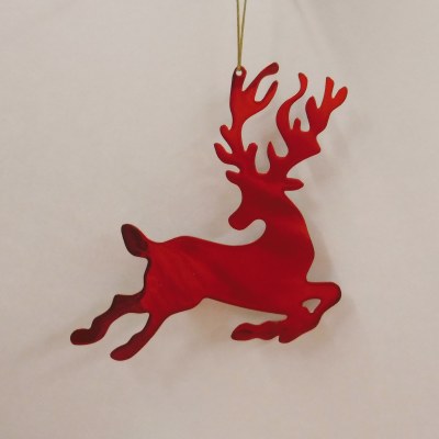 RED METAL DEER