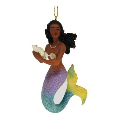 MERMAID HOLDING CONCHE SHELL