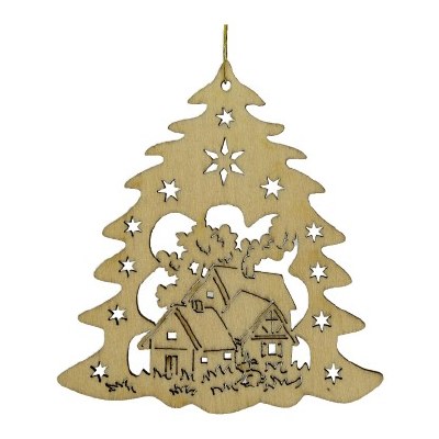 HOUSE LASER CUT TREE