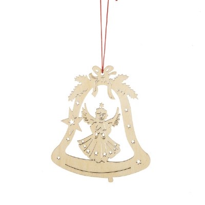 WOODEN ANGEL BELL