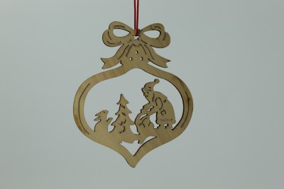 SANTA W/ RABBIT