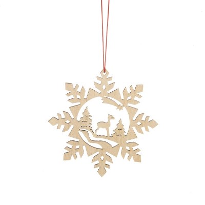 DEER SNOWFLAKE