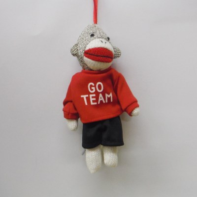 SOCK MONKEY GO TEAM