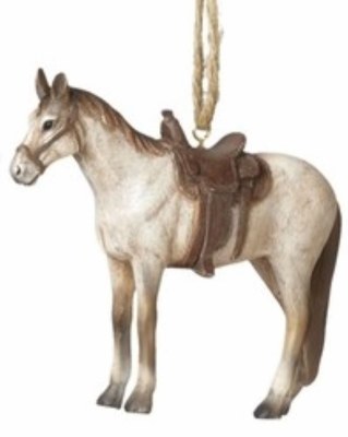HORSE WITH SADDLE