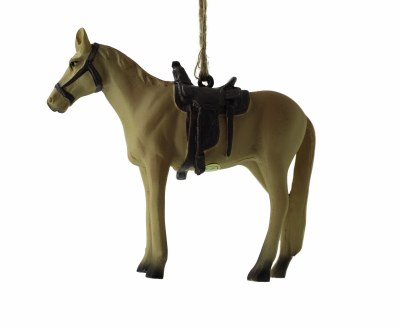 HORSE WITH SADDLE