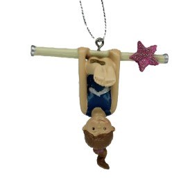 GYMNIST ON BAR