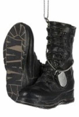 BLACK ARMY BOOTS