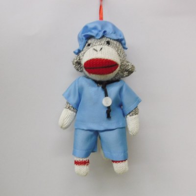 SOCK MONKEY IN SCUBS