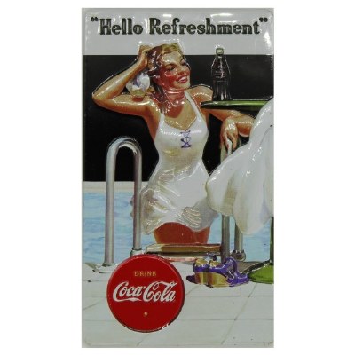 HELLO REFRESHMENT COCA COLA