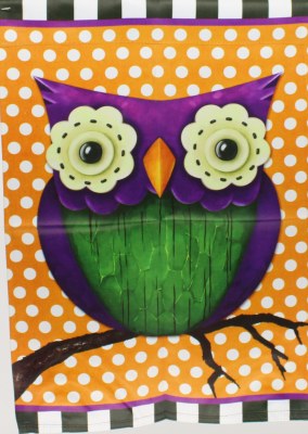 WHIMSY OWL FLAG