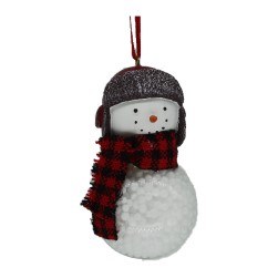 SNOWMAN WITH HAT AND SCARF