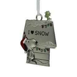 I LOVE SNOW SNOOPY HOUSE