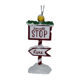 SANTA STOP HERE POLE