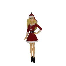 BARBIE IN SANTA DRESS