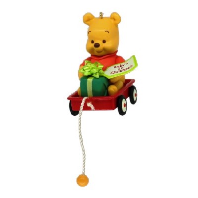 POOH IN WAGON BABY'S 1ST CHRIS