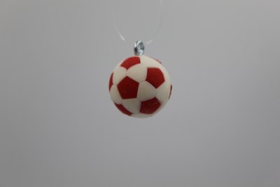 RED SOCCER BALL