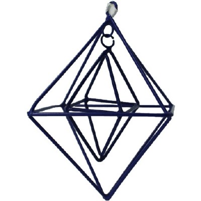 GEOMETRIC BLUE FINIAL