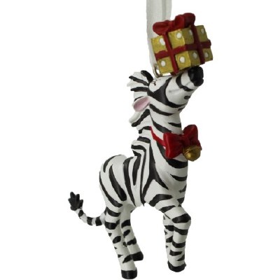 ZEBRA WITH GIFT
