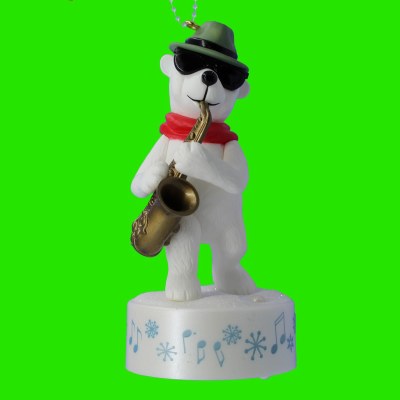 BEAR PLAYING SAXOPHONE