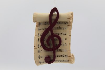 SHEET OF MUSIC W/ MUSIC NOTE