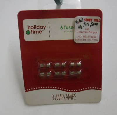 6 PK REPLACEMENT FUSES 3 AMP