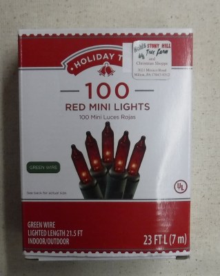 100 CT RED MINI LIGHT SET