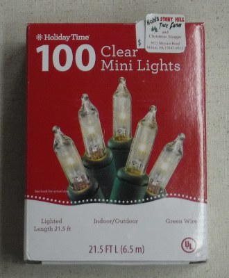 100  CT. CLEAR MINI LIGHTS