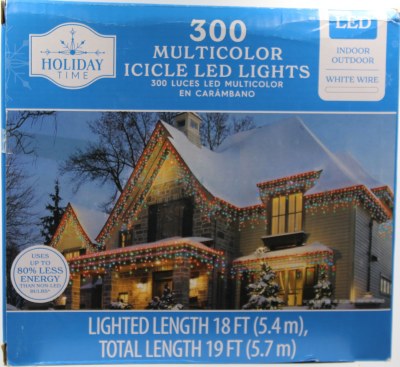 MULTI ICICLE LIGHTS 300CT