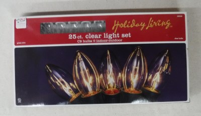 25 CT CLEAR LIGHT SET C9 BULBS  ??