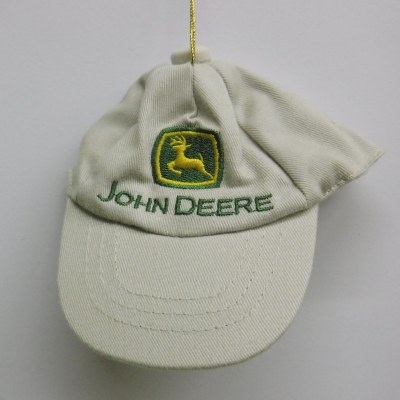 WHITE JOHN DEERE HAT