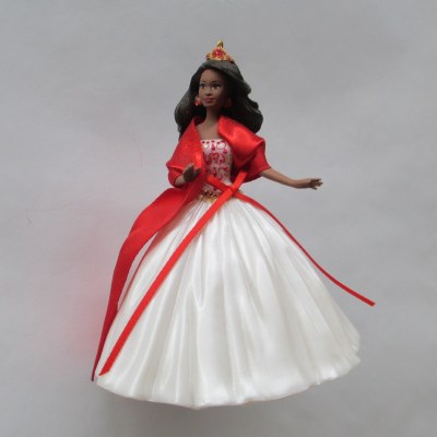 BARBIE IN RED AND  WHITE