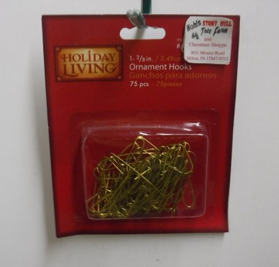 75 PACK ORNAMENT HOOKS