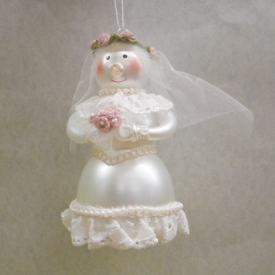GLASS SNOWMAN BRIDE