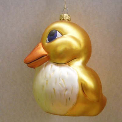 GLASS YELLOW DUCK