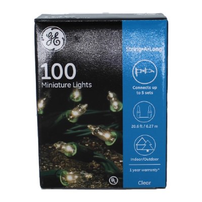 100 COUNT CLEAR MINI LIGHTS