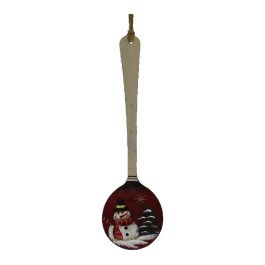 SNOWMAN  SPOON WHITE