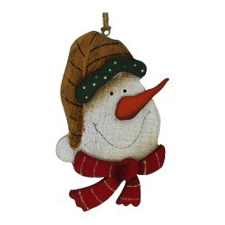 WOODEN SNOWMAN
