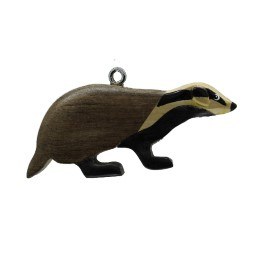 WOODEN BADGER