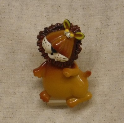 BOBBLE HEAD LION MAGNET