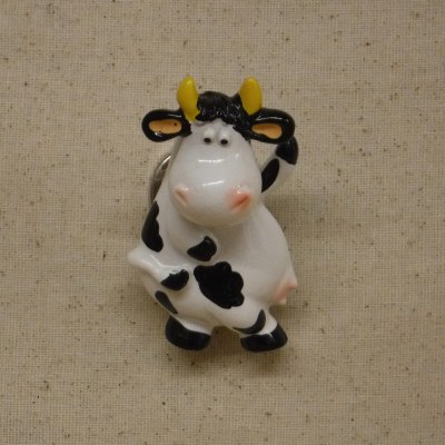 BOBBLE HEAD MILK COW MAGNET
